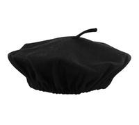 Men's Black French Beret Hat Fancy Dress Accessory. This Accessory is the Perfect Addition to Any of our Fancy Dress Costumes. One Size is Suitable for Most People.