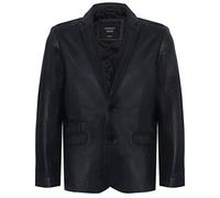 Men's Black Genuine Leather Blazer Soft Real Italian Fitted Vintage Jacket Coat L