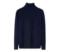 Men's Black Half Turtleneck Jumper Plus Size Long Sleeve Roll Neck Tops for Men Stylish Western Basic T-Shirt Formal Lightweight Autumn Turtle Neck Sweater Cashmere Wrap Pullover Orange S Polo Shirts