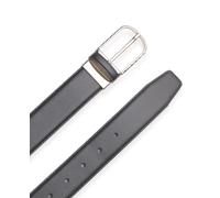 Men's Black Leather Belt - Size: 34" - Savile Row Company
