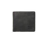 Men's Black Leather Classic Billfold Wallet with Coin Pouch - Savile Row Company