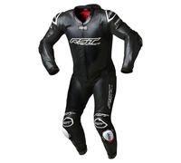 Men's black leather suit RST V4.1 Evo CE with airbag