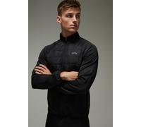 Mens Black Man Active Slim Fit Lightweight Quilted Zip Through, Black S