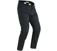 Men's Black Motorcycle/Motorbike 6 Pocket Bikers Trousers, Cargo Jeans Pants AA UKCA Approved Made with Dupont™ Kevlar® with Protective CE & UKCA Armour (UK, Waist & Inseam, 34, 32, Standard, Black)