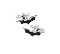 Mens Black Night Hero Logo Cufflinks A Pair Copper Classic for Wedding Business Formal Occasions Cuff Shirt Dress Jewelry