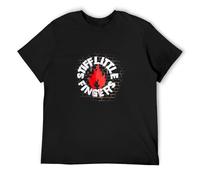Mens Black Official Stiff Little Fingers Mens T Shirt 100% Cottons Wall Mens T Shirt Black 3XL