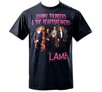 Mens Black T-Shirt Johnny Thunders & The Heartbreakers Punk Rock USA L.A.M.F.