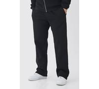 Mens Black Tall Basic Straight Fit Joggers, Black 2XL