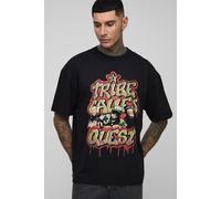Mens Black Tall Oversized A Tribe Called Quest License Print T-Shirt, Black M