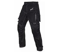 Mens Black Textile WATERPROOF CE ARMOURED Motorbike Motorcycle Trousers/Pants (XXL)