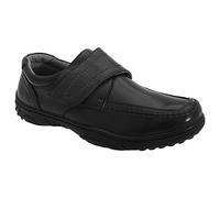 Mens Black Touch Fastening Everday Shoe - Black - size UK Mens Size 9