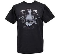 Mens Black Tshirt Bauhaus Bela Lugosis Dead Record Goth Rock Vinyl Vampire Black XL