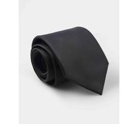 THE SAVILE ROW COMPANY LONDON Men's 100% Recycled Polyester Tie - Black