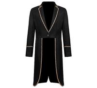 Men's Blazer Slim Fit, Men's Gothic Punk Tailcoat Formal Evening Wear Style Halloween Costume Jacket