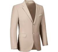Mens Blazer Sports Coat Slim Fit 2 Button Solid Men's Casual Suit Blazer Jackets, Champagne, 5XL