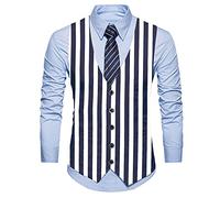 Mens Blazer Waistcoat Slim Fit Print British Style Mens Suit Waistcoat Business Temperament Banquet Mens Casual Waistcoat Single Breasted Urban Mens Fashion Waistcoat AT09 L