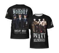 Men's Blinders-Movie Series T Shirt Tees Crew Neck tee Shirt Short Sleeve Casual Elements Soft Vintage Adult Summer Streetwear Classic Top Tees