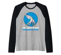 Mens Blue-Ringed Octopus Raglan Baseball Tee