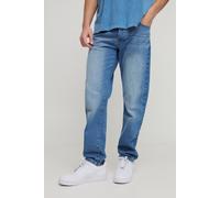 Mens Blue Straight Rigid Jean, Blue 28R
