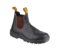 Mens Blundstone 192 Brown Leather Steel Toe Industrial Work Safety Dealer Boots