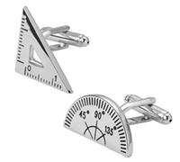 Mens BMC-Designs Pair Protractor Cufflinks Set Square Protractor Ruler Architect Maths Teacher Geometry Choice UK Seller
