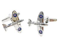 Mens BMC-Designs Pair RAF Spitfire Plane Aeroplane Cufflinks Pilot Shirt Fly RAF Jumbo Jet UK Seller
