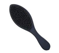 Men's Boar Bristle Brush, Wood Handle Styling Brush for Oil Head, Beard, Hair, Soft Bristle Cleaning Brush for Hair Styling, Fade, Detail Work, 9.4 x 2.9 in / 24 x 7.5 cm