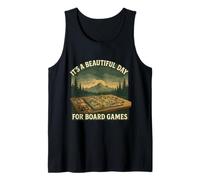Mens Board Game Dad Chess Daddy Board Gamer Papa Fathers Day Tank Top