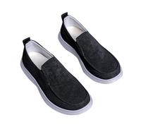 Men's Boat & Deck Shoes Arch Fit Easy Close Work Trainers Low-Top Wide Fit Trainers Non-Slip Lightweight Athletic Trainer Soft Cushioned Footbed Walking Shoes Spring Summer, Hiking & Outdoors Black