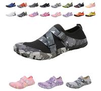 Mens Boat Shoes Water Shoes Women Men Wide Fit Barefoot Aqua Quick Dry Beach Shoe Lightweight Swimming Pool Yoga Socks Ladies Breathable Sport Wet Pool Diving Unisex Sea Trainers Black 7