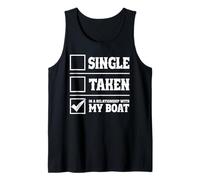 Mens Boating Funny Boat Captain Tank Top