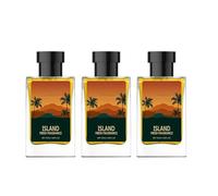 Men's Body Spray, Fresh and Natural Tropical Beach Vibrant Fragrance, Mandarin Sea Salt Perfume, 48-Hour Long-Lasting Fragrance (50ml, 3)