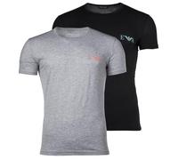 Men's Bold Monogram 2-Pack Crew Neck T-Shirt Black XL
