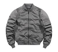 Men's Bomber Flight Jacket Windbreaker Outwear Casual Classic Coat Baseball Uniform