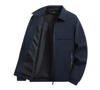 Mens Bomber Jacket Hiking Jacket, Simple Chic Neat Windproof Outdoor Spring and Summer Transition Classic Fashion Utility Style Versatile Outerwear for Daily Wear