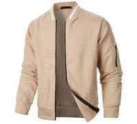 Mens Bomber Jacket, Mens Jackets Lightweight Flight Jacket Thin Windbreaker Outwear Casual Coat Baseball Sportswear with Multi Pockets Mens Jackets Smart Casual Flying Jackets for Men Uk Mens Jackets