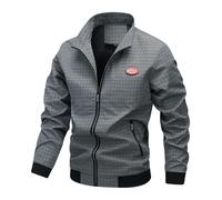 Mens Bomber Jackets, Mens Jackets Lightweight Outdoor Hiking Jacket Casual Thin Windbreaker Coats with Zip Pockets Aviator Jacket Men Waterproof Softshell Jacket Mens Mens Coats and Jackets