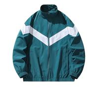 Mens Bomber Jackets Uk Windbreaker Jacket, Relaxed and Street Trend Spring and Summer Transition Stylish Low-Key and High-End Versatile Outerwear for Daily Wear