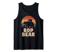 Mens Bop Bear Vintage Retro Funny Father's Day 2 Cubs Kids Tank Top