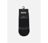 Men's Boss Accessories 2P SL UNI LOGO CASUAL SOCKS BLACK - Size: 9.5/10/10.5/11/9
