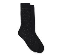 Men's Boss 2 Pack of Bamboo Socks in Black