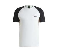 Men's Boss Active Colour Blocked T-Shirt in White