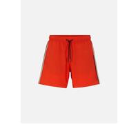 Men's Boss Black Iconic Swim Shorts Bright Orange