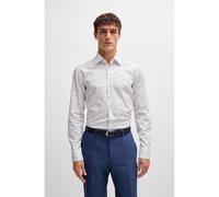 Men's Boss H-Hank Kent Slim Fit Shirt in Blue