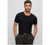 Men's BOSS Orange 3 Pack Classic Regular Fit Crew Neck Mens T-Shirts NOS - Black