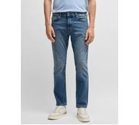 Men's BOSS Orange DELAWARE BO Mens Slim Fit Comfort-Stretch Blue Jeans NOS
