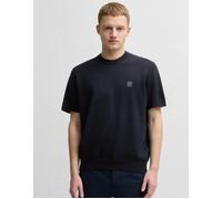 BOSS Mens Kanache Knit T-Shirt in Cotton and Cashmere