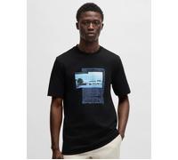 BOSS Mens Ontheway T-Shirt - Colour: 001 Black - Size: Large