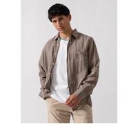Men's BOSS Orange Relegant 6 Mens Long Sleeve Shirt 50537381 - Brown - Size: 42/Regular
