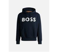 Men's BOSS Orange Webasic_Hoody 404 Dk Blue - Black